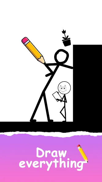 Save The Stick: Draw 2 Save (эйв Зе Стикман) [МОД: Все открыто, Дополнительные деньги и Меню MOD] Screenshot 2