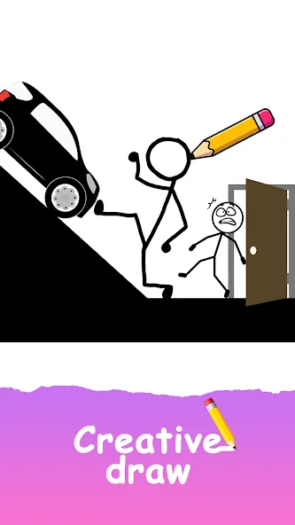 Save The Stick: Draw 2 Save (эйв Зе Стикман) [МОД: Все открыто, Дополнительные деньги и Меню MOD] Screenshot 4