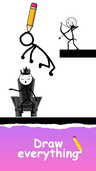 Save The Stick: Draw 2 Save (эйв Зе Стикман) [МОД: Все открыто, Дополнительные деньги и Меню MOD] Screenshot 5