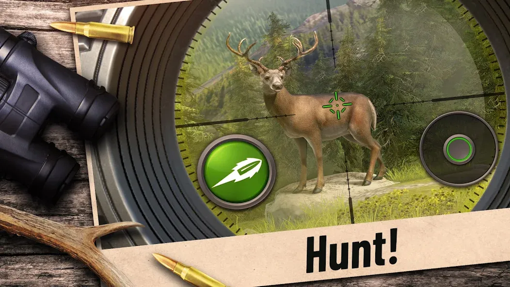 Hunting Clash: Shooting Games (Хантинг Клаш) [МОД: Деньги, Монеты и Меню MOD] Screenshot 1