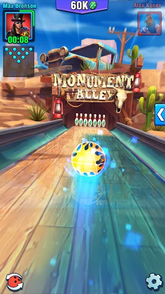 Bowling Crew — 3D bowling game [МОД: Деньги, Монеты и Меню MOD] Screenshot 1
