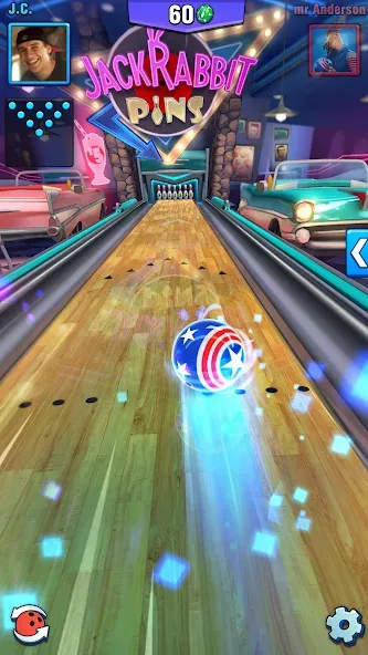 Bowling Crew — 3D bowling game [МОД: Деньги, Монеты и Меню MOD] Screenshot 4