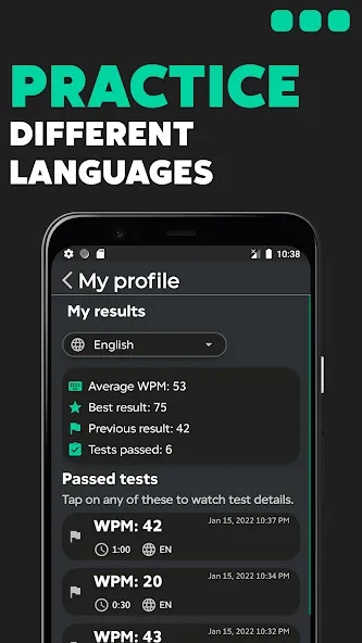TypeGo – speed up your typing! (ТайпГо) [МОД: Много денег, Монет и Все открыто] Screenshot 3