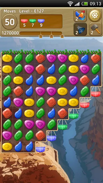 Gems Fever [МОД: Все открыто, Дополнительные деньги и Меню MOD] Screenshot 2
