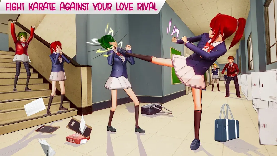 Anime High School Life [МОД: Много денег, Монет и Все открыто] Screenshot 1