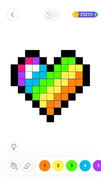 Color by Number：Coloring Games (Цвет по номерам) [МОД: Много монет, Открытые уровни и Мега MOD] Screenshot 4