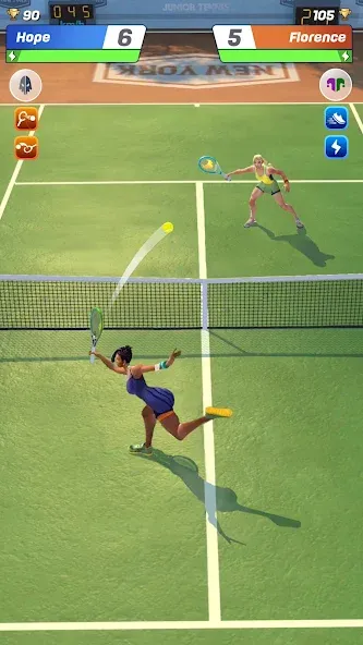 Tennis Clash: Multiplayer Game (Теннис Клаш) [МОД: Все открыто, Дополнительные деньги и Меню MOD] Screenshot 3