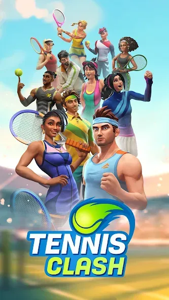Tennis Clash: Multiplayer Game (Теннис Клаш) [МОД: Все открыто, Дополнительные деньги и Меню MOD] Screenshot 4