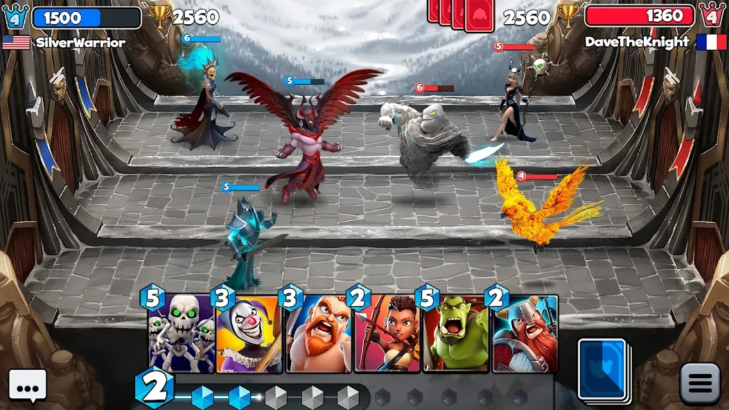 Castle Crush：Epic Battle [МОД: Бесконечные деньги, Монеты и Мега MOD] Screenshot 5