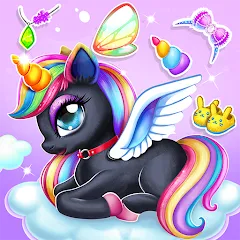 Скачать Unicorn Dress up Girls Game [МОД: Все открыто, Дополнительные деньги и Меню MOD] | Взлом Unicorn Dress up Girls Game на Андроид