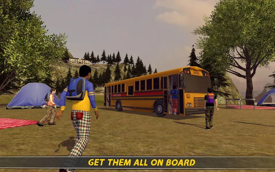 School Bus 16 [МОД: Деньги, Монеты и Меню MOD] Screenshot 3