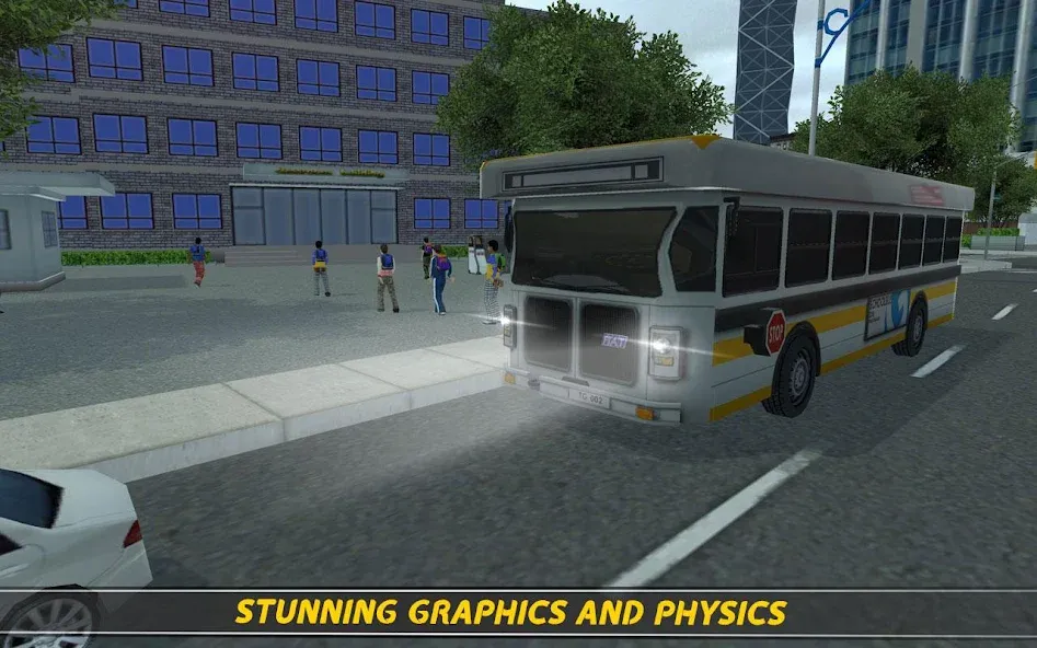 School Bus 16 [МОД: Деньги, Монеты и Меню MOD] Screenshot 5