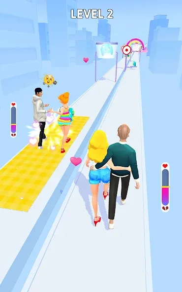 Bestie Breakup - Run for Love (Бести Брейкап) [МОД: Много монет, Открытые уровни и Мега MOD] Screenshot 3