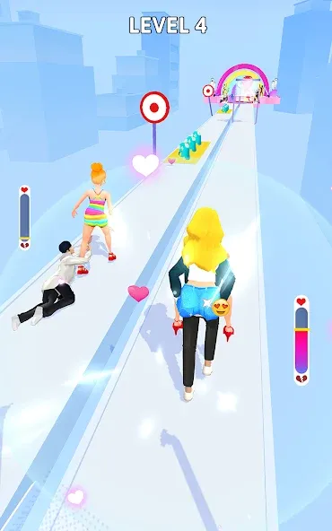 Bestie Breakup - Run for Love (Бести Брейкап) [МОД: Много монет, Открытые уровни и Мега MOD] Screenshot 4