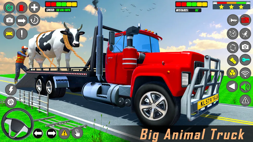 Animal Transport Driving Games (Домашний перевоз игры) [МОД: Все открыто, Дополнительные деньги и Меню MOD] Screenshot 1