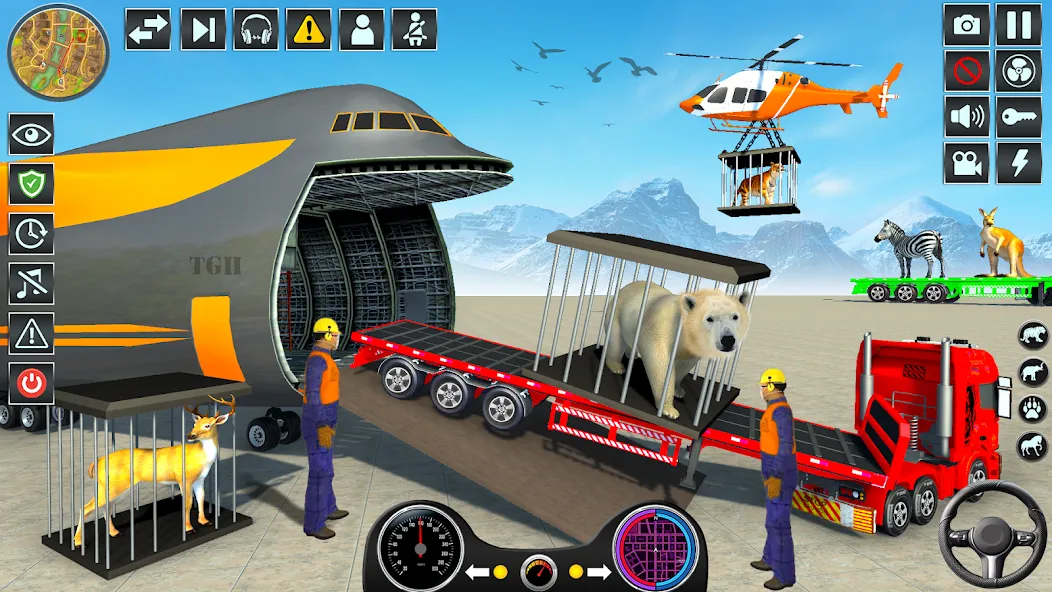 Animal Transport Driving Games (Домашний перевоз игры) [МОД: Все открыто, Дополнительные деньги и Меню MOD] Screenshot 5