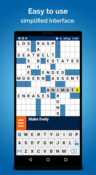 Crossword Puzzle (Кроссворд Пазл) [МОД: Много денег, Монет и Все открыто] Screenshot 1