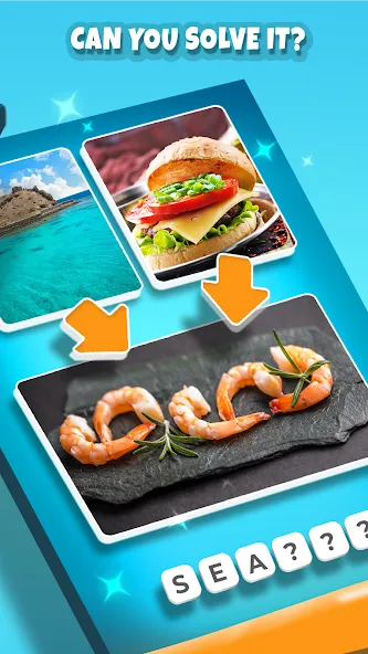 2 Pics 1Word. Offline Games [MOD: Все открыто] - Скриншот 3