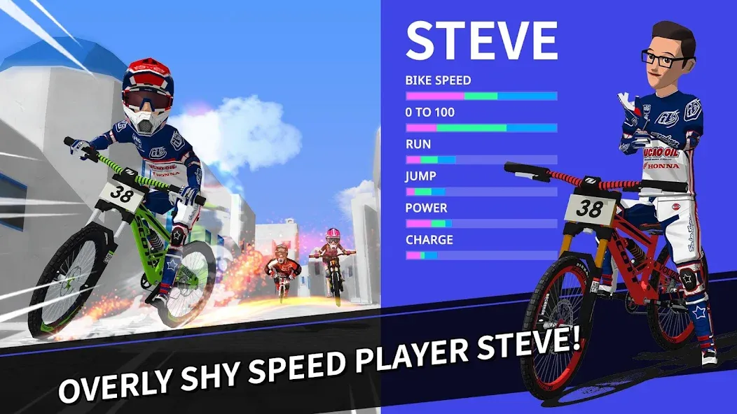 Downhill Masters (Даунхилл мастерс) [МОД: Бесконечные деньги, Монеты и Мега MOD] Screenshot 2