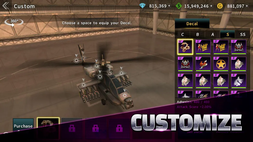 GUNSHIP BATTLE: Helicopter 3D [МОД: Много денег, Монет и Все открыто] Screenshot 5