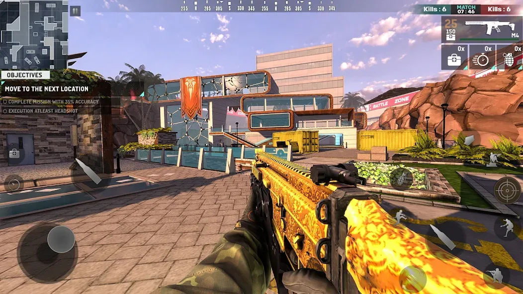 BattleZone: PvP FPS Shooter (Батлзон) [МОД: Много монет, Открытые уровни и Мега MOD] Screenshot 2