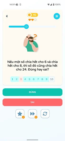 Chọn Đúng Sai [МОД: Бесконечные деньги, Монеты и Мега MOD] Screenshot 2