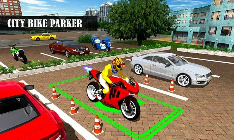Bike Parking Moto Driving Game (Ларонг Парадахан нг Бисиклета) [МОД: Деньги, Монеты и Меню MOD] Screenshot 1