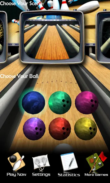 3D Bowling [МОД: Много денег, Монет и Все открыто] Screenshot 1
