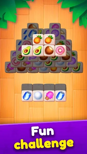 Tile Match [МОД: Меню, Бесконечные монеты и Открытые уровни] Screenshot 4