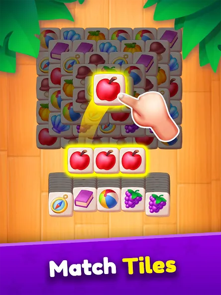 Tile Match [МОД: Меню, Бесконечные монеты и Открытые уровни] Screenshot 5