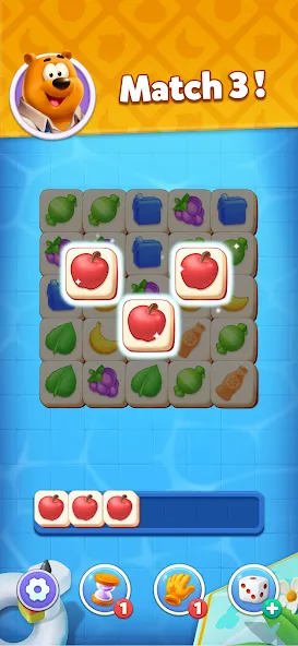 Tile Match - Brain Puzzle Game (Тайл Матч) [МОД: Деньги, Монеты и Меню MOD] Screenshot 1