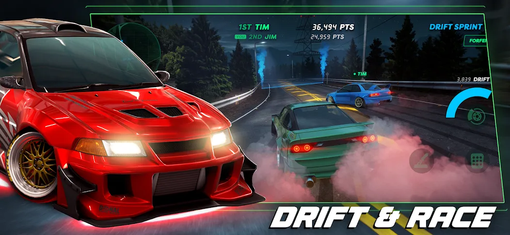 Static Shift Racing (Статик Шифт Рейсинг) [МОД: Деньги, Монеты и Меню MOD] Screenshot 1