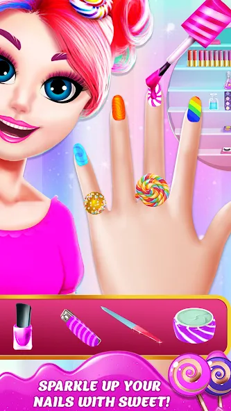 DIY Candy Makeup-Beauty Salon (ДИУАИ Мейкап) [МОД: Деньги, Монеты и Меню MOD] Screenshot 3