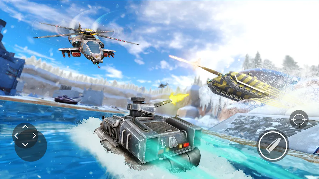 Massive Warfare: Tanks PvP War (Массовая война) [МОД: Бесконечные деньги, Монеты и Мега MOD] Screenshot 4