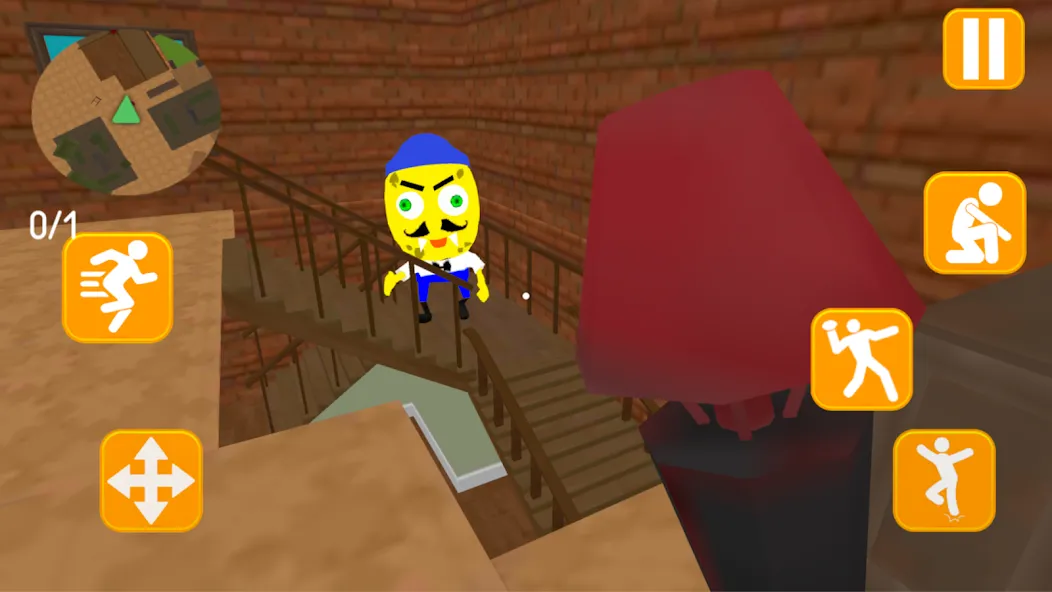 Neighbor Sponge. Scary Secret [МОД: Бесконечные деньги, Монеты и Мега MOD] Screenshot 3