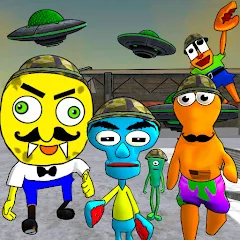 Скачать Sponge Area 51. Neighbor Alien [МОД: Все открыто, Дополнительные деньги и Меню MOD] | Взлом Sponge Area 51. Neighbor Alien на Андроид