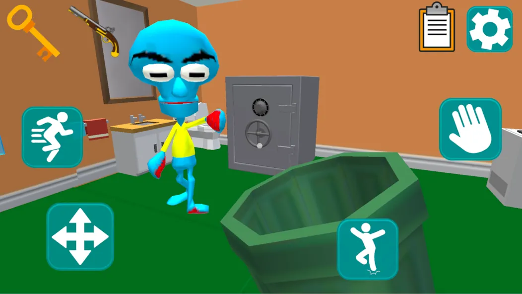 Squid Neighbor. Sponge Escape [МОД: Бесконечные деньги, Монеты и Мега MOD] Screenshot 2