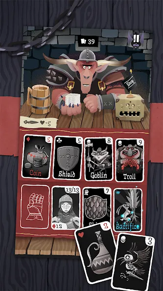Card Crawl (Кард Кролл) [МОД: Бесконечные деньги, Монеты и Мега MOD] Screenshot 3