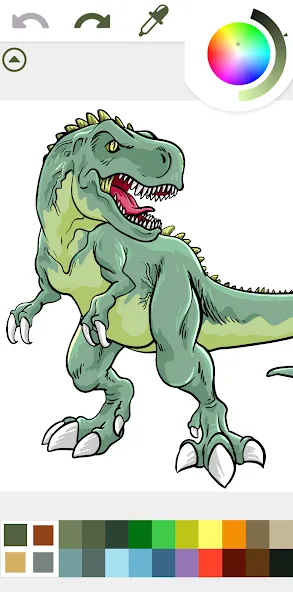 Dinosaurs Coloring Book Dino [МОД: Бесконечные деньги, Монеты и Мега MOD] Screenshot 1