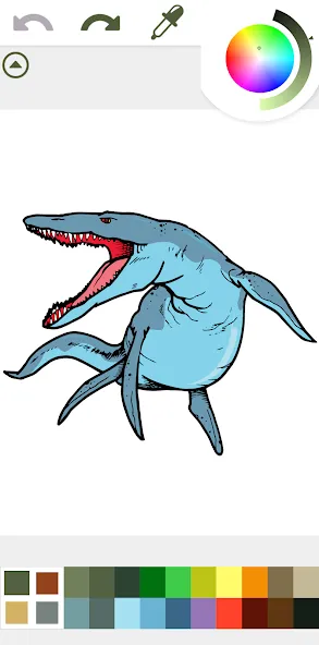 Dinosaurs Coloring Book Dino [МОД: Бесконечные деньги, Монеты и Мега MOD] Screenshot 4