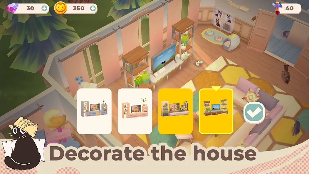 Cat Rescue Story: Pet Shelter (Кэт Рескью Стори) [МОД: Много монет, Открытые уровни и Мега MOD] Screenshot 2