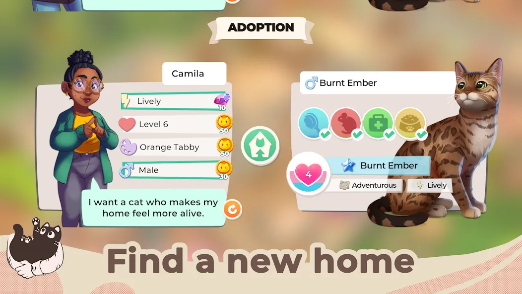 Cat Rescue Story: Pet Shelter (Кэт Рескью Стори) [МОД: Много монет, Открытые уровни и Мега MOD] Screenshot 5