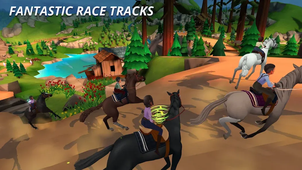 Wildshade: Fantasy Horse Races (Уайлдшейд) [МОД: Бесконечные деньги, Монеты и Мега MOD] Screenshot 1