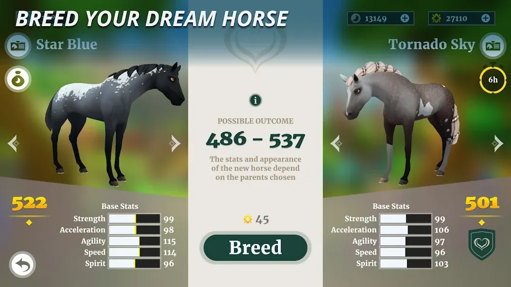 Wildshade: Fantasy Horse Races (Уайлдшейд) [МОД: Бесконечные деньги, Монеты и Мега MOD] Screenshot 2