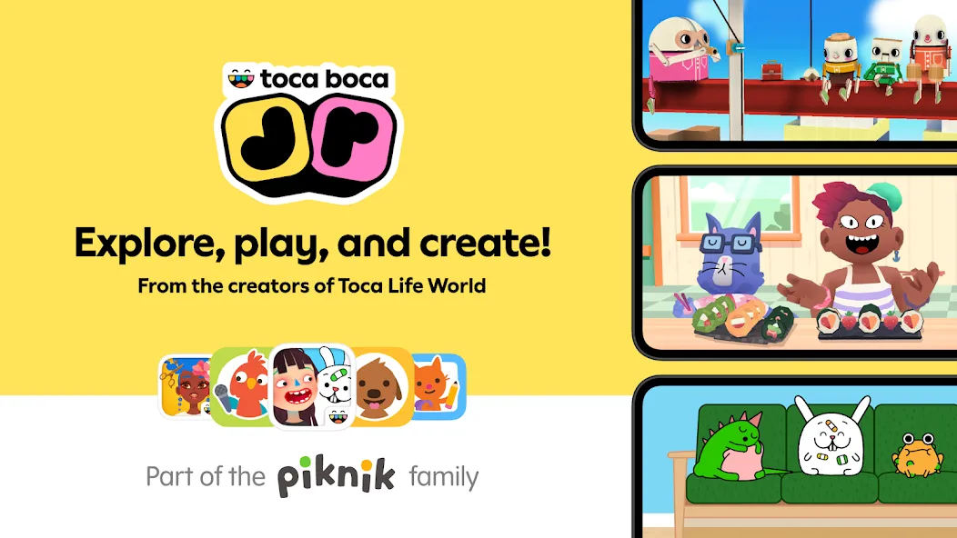 Toca Boca Jr (Тока Китчен 2) [МОД: Бесконечные деньги, Монеты и Мега MOD] Screenshot 1