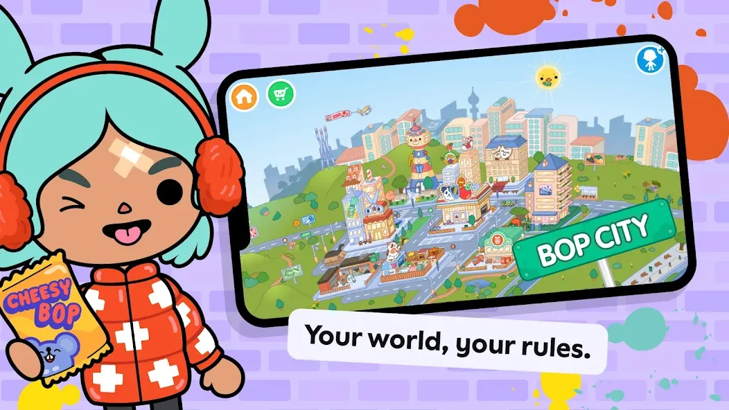Toca Boca World (Тока Лайф Ворлд) [МОД: Много монет, Открытые уровни и Мега MOD] Screenshot 1