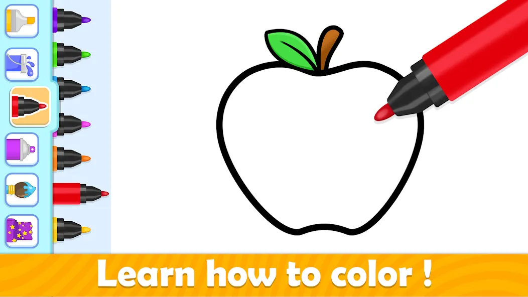 Toddler Coloring Book For Kids [МОД: Много денег, Монет и Все открыто] Screenshot 1