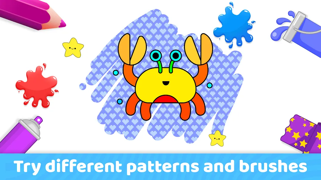 Toddler Coloring Book For Kids [МОД: Много денег, Монет и Все открыто] Screenshot 3