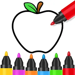 Скачать Toddler Coloring Book For Kids [МОД: Много денег, Монет и Все открыто] | Взлом Toddler Coloring Book For Kids на Андроид