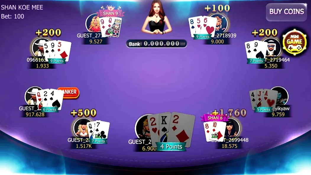 Win88 - Shan Koe Mee (Тонгитс Рич88) [МОД: Много денег, Монет и Все открыто] Screenshot 1
